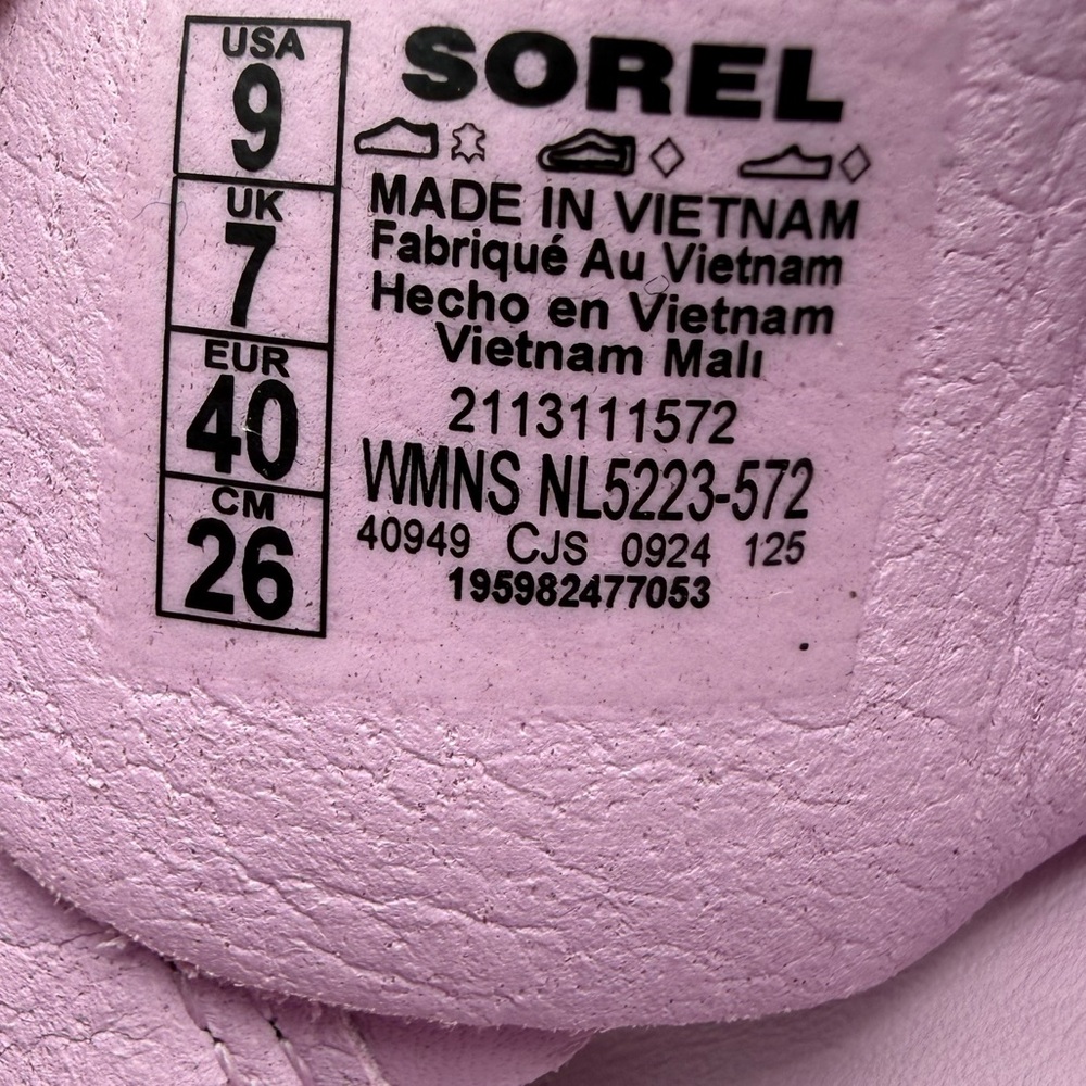 SOREL Rein CB Platform Slide Adjustable Hook & Loop Straps Sandal Size 9 - Picture 10 of 17
